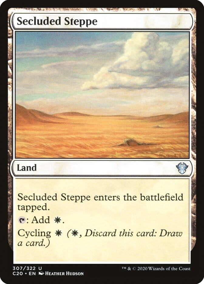 Secluded Steppe [Commander 2020] MTG Single Magic: The Gathering  | Multizone: Comics And Games