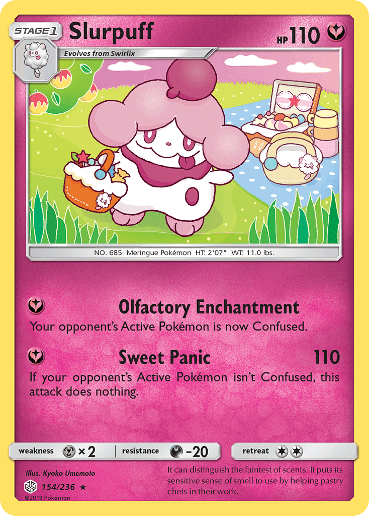 Slurpuff (154/236) [Sun & Moon: Cosmic Eclipse] Pokemon Single Pokémon  | Multizone: Comics And Games