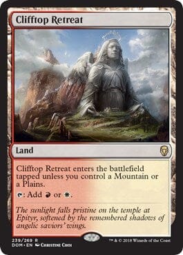 Clifftop Retreat [Dominaria] MTG Single Magic: The Gathering  | Multizone: Comics And Games