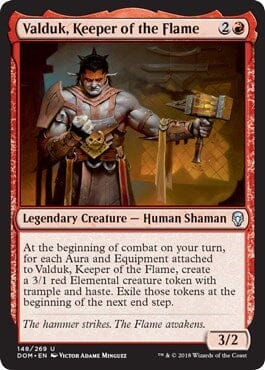 Valduk, Keeper of the Flame [Dominaria] MTG Single Magic: The Gathering  | Multizone: Comics And Games