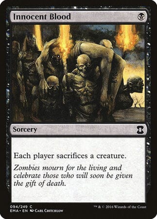 Innocent Blood [Eternal Masters] MTG Single Magic: The Gathering  | Multizone: Comics And Games