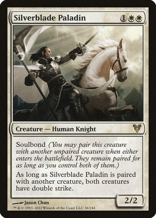 Silverblade Paladin [Avacyn Restored] MTG Single Magic: The Gathering  | Multizone: Comics And Games