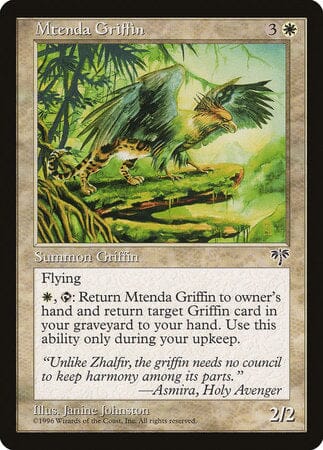 Mtenda Griffin [Mirage] MTG Single Magic: The Gathering  | Multizone: Comics And Games