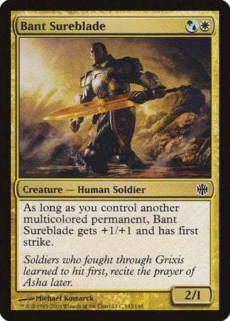 Bant Sureblade [Alara Reborn] MTG Single Magic: The Gathering  | Multizone: Comics And Games