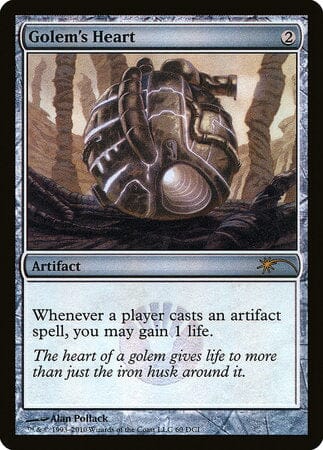 Golem's Heart [Wizards Play Network 2010] MTG Single Magic: The Gathering  | Multizone: Comics And Games