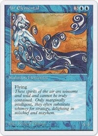 Air Elemental [Fourth Edition] MTG Single Magic: The Gathering  | Multizone: Comics And Games