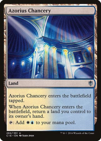 Azorius Chancery [Commander 2016] MTG Single Magic: The Gathering  | Multizone: Comics And Games