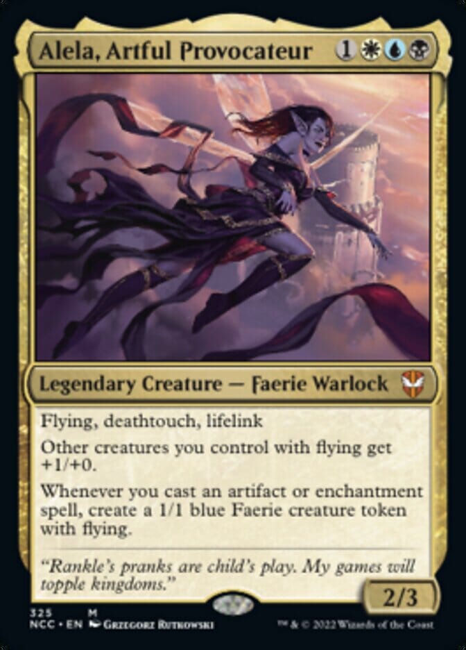 Alela, Artful Provocateur [Streets of New Capenna Commander] MTG Single Magic: The Gathering  | Multizone: Comics And Games