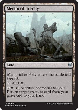 Memorial to Folly [Dominaria] MTG Single Magic: The Gathering  | Multizone: Comics And Games