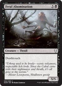 Feral Abomination [Dominaria] MTG Single Magic: The Gathering  | Multizone: Comics And Games