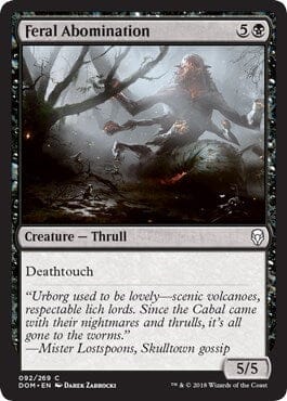 Feral Abomination [Dominaria] MTG Single Magic: The Gathering  | Multizone: Comics And Games