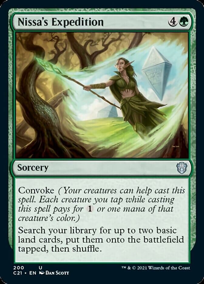 Nissa's Expedition [Commander 2021] MTG Single Magic: The Gathering  | Multizone: Comics And Games