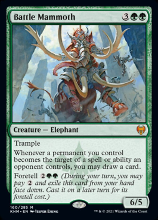 Battle Mammoth [Kaldheim] MTG Single Magic: The Gathering  | Multizone: Comics And Games