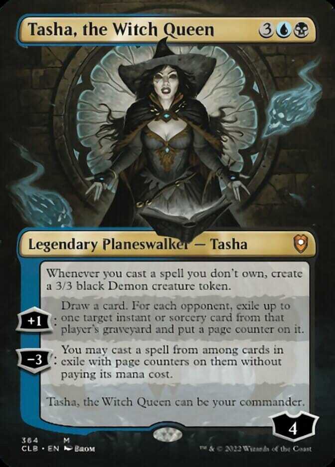 Tasha, the Witch Queen (Borderless) [Commander Legends: Battle for Baldur's Gate] MTG Single Magic: The Gathering  | Multizone: Comics And Games