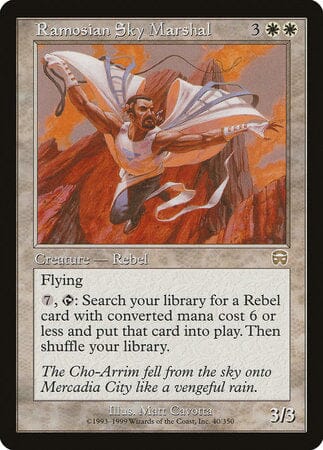 Ramosian Sky Marshal [Mercadian Masques] MTG Single Magic: The Gathering  | Multizone: Comics And Games