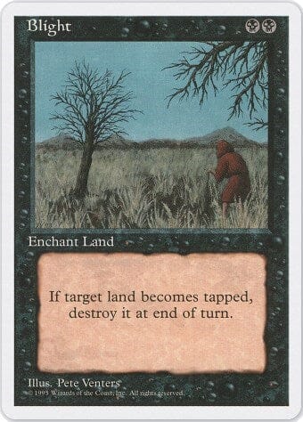 Blight [Fourth Edition] MTG Single Magic: The Gathering  | Multizone: Comics And Games