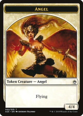 Angel Token (002) [Masters 25 Tokens] MTG Single Magic: The Gathering  | Multizone: Comics And Games