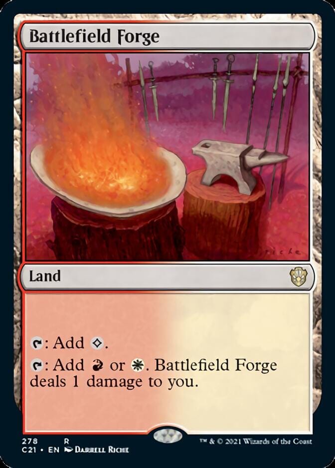 Battlefield Forge [Commander 2021] MTG Single Magic: The Gathering  | Multizone: Comics And Games