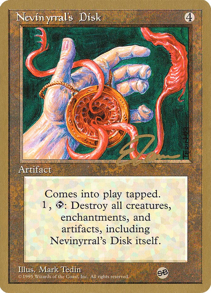 Nevinyrral's Disk (Eric Tam) (SB) [Pro Tour Collector Set] MTG Single Magic: The Gathering  | Multizone: Comics And Games