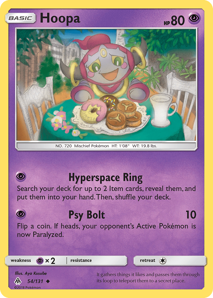 Hoopa (54/131) [Sun & Moon: Forbidden Light] Pokemon Single Pokémon  | Multizone: Comics And Games