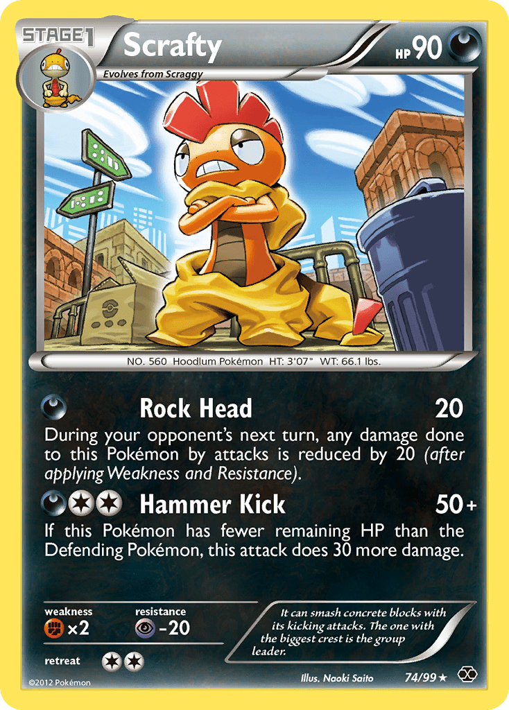Scrafty (74/99) [Black & White: Next Destinies] Pokemon Single Pokémon  | Multizone: Comics And Games