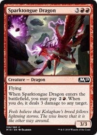 Sparktongue Dragon [Core Set 2019] MTG Single Magic: The Gathering  | Multizone: Comics And Games