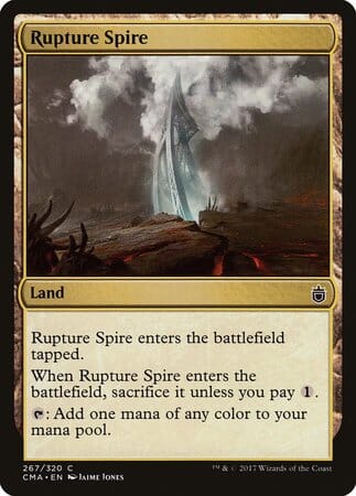 Rupture Spire [Commander Anthology] MTG Single Magic: The Gathering  | Multizone: Comics And Games