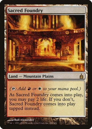 Sacred Foundry [Ravnica: City of Guilds] MTG Single Magic: The Gathering  | Multizone: Comics And Games