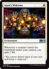 Ajani's Welcome [Core Set 2019] MTG Single Magic: The Gathering  | Multizone: Comics And Games