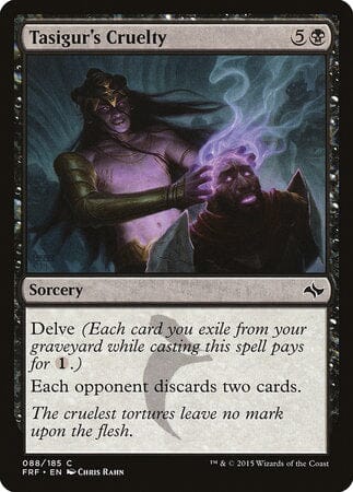 Tasigur's Cruelty [Fate Reforged] MTG Single Magic: The Gathering  | Multizone: Comics And Games