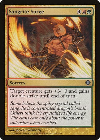 Sangrite Surge [Shards of Alara] MTG Single Magic: The Gathering  | Multizone: Comics And Games