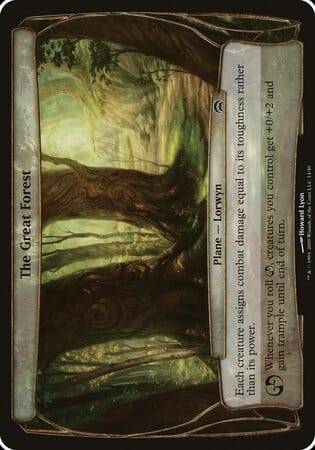 The Great Forest (Planechase) [Planechase Planes] MTG Single Magic: The Gathering  | Multizone: Comics And Games
