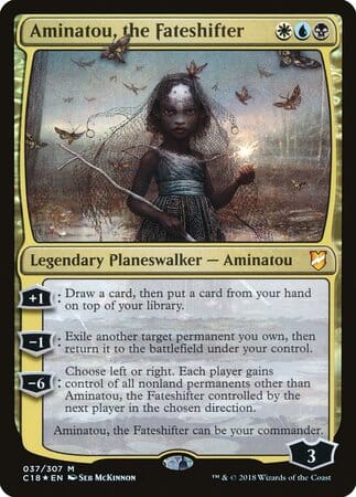 Aminatou, the Fateshifter [Commander 2018] MTG Single Magic: The Gathering  | Multizone: Comics And Games