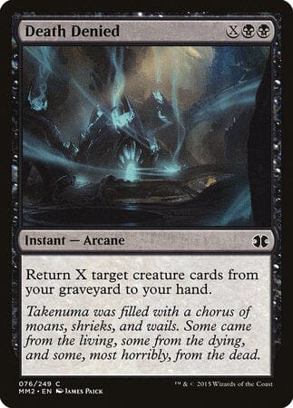 Death Denied [Modern Masters 2015] MTG Single Magic: The Gathering  | Multizone: Comics And Games