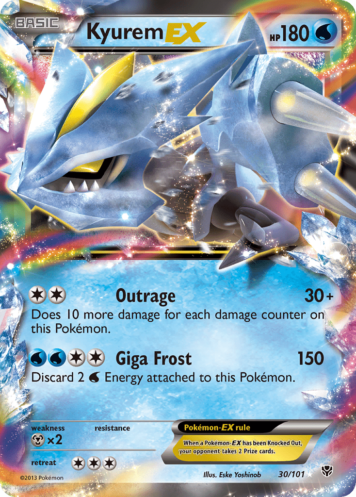 Kyurem EX (30/101) [Black & White: Plasma Blast] Pokemon Single Pokémon  | Multizone: Comics And Games