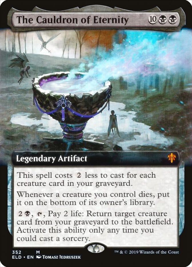The Cauldron of Eternity (Extended Art) [Throne of Eldraine] MTG Single Magic: The Gathering  | Multizone: Comics And Games