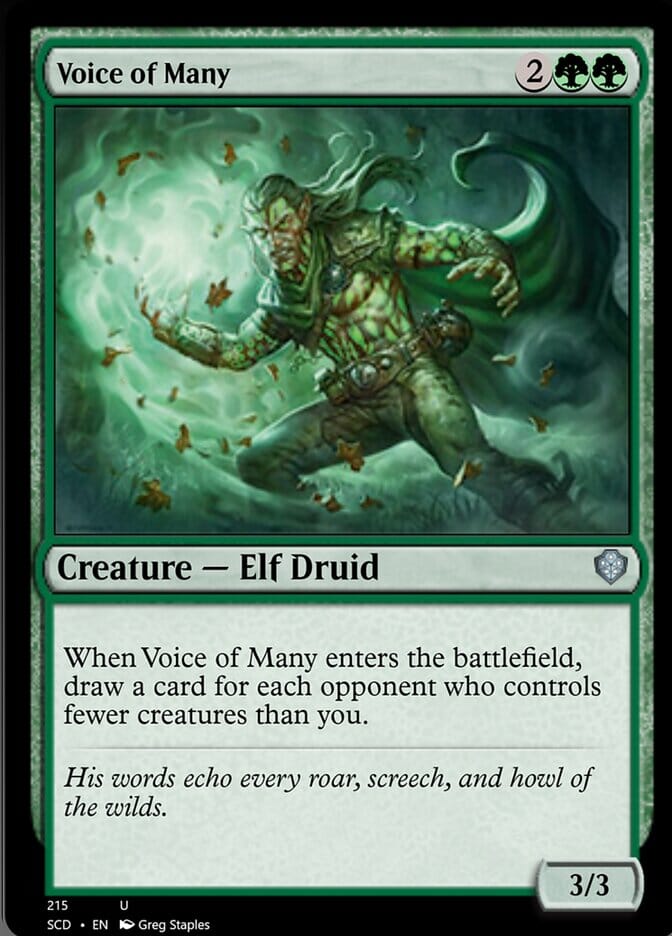 Voice of Many [Starter Commander Decks] MTG Single Magic: The Gathering  | Multizone: Comics And Games