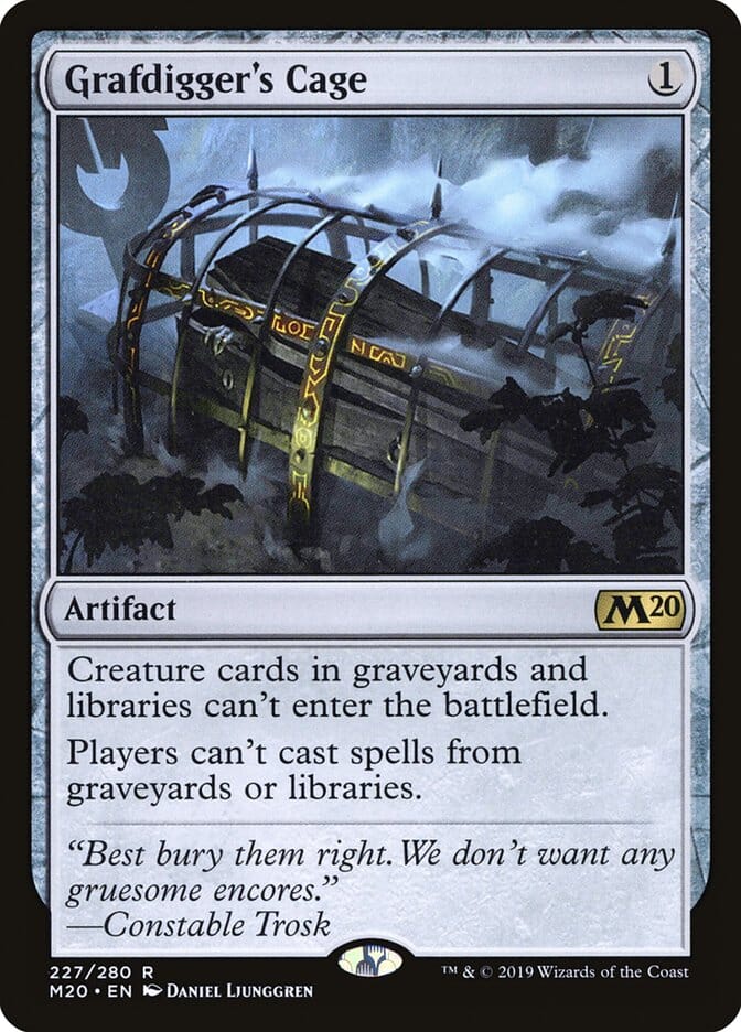 Grafdigger's Cage [Core Set 2020] MTG Single Magic: The Gathering  | Multizone: Comics And Games