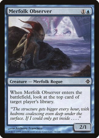 Merfolk Observer [Rise of the Eldrazi] MTG Single Magic: The Gathering  | Multizone: Comics And Games