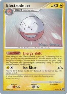 Electrode LV.42 (26/132) (Intimidation - Tristan Robinson) [World Championships 2008] Pokemon Single Pokémon  | Multizone: Comics And Games