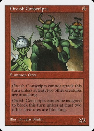 Orcish Conscripts [Fifth Edition] MTG Single Magic: The Gathering  | Multizone: Comics And Games