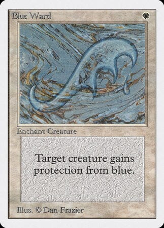 Blue Ward [Unlimited Edition] MTG Single Magic: The Gathering  | Multizone: Comics And Games