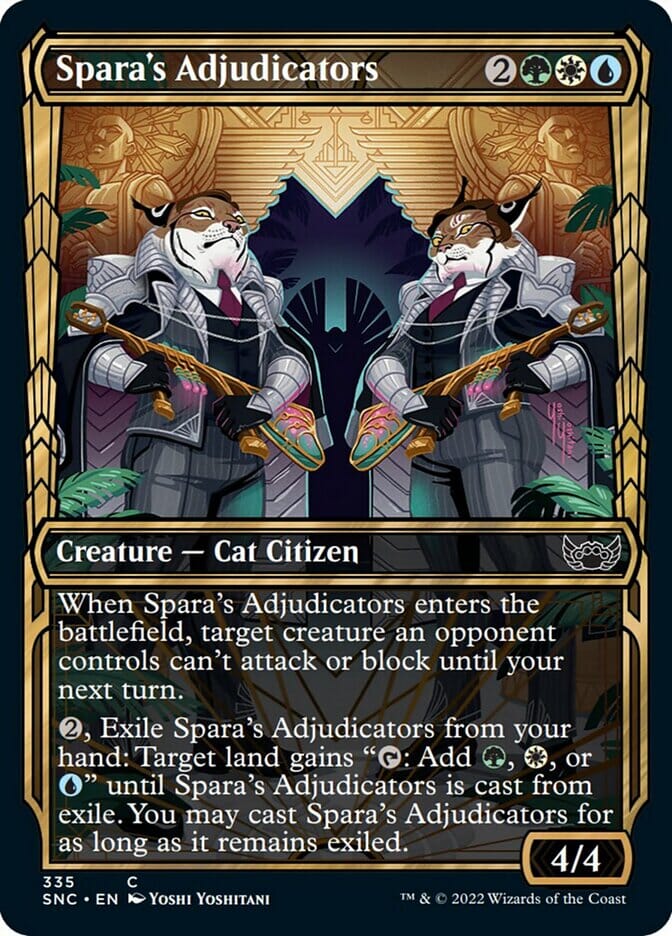 Spara's Adjudicators (Showcase Golden Age) [Streets of New Capenna] MTG Single Magic: The Gathering  | Multizone: Comics And Games