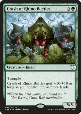 Crash of Rhino Beetles [Commander 2018] MTG Single Magic: The Gathering  | Multizone: Comics And Games