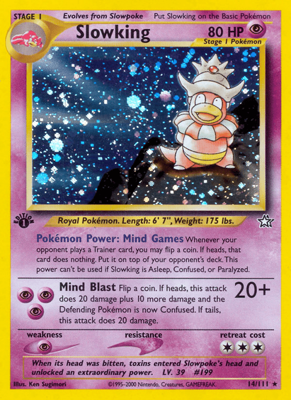 Slowking (14/111) [Neo Genesis 1st Edition] Pokemon Single Pokémon  | Multizone: Comics And Games