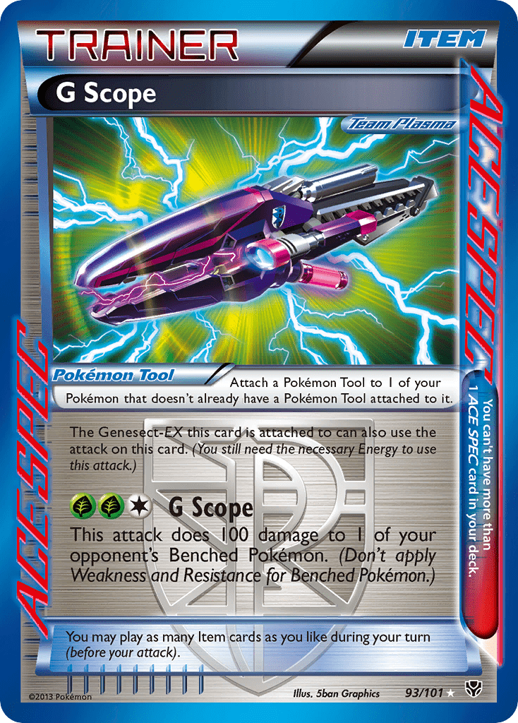 G Scope (93/101) [Black & White: Plasma Blast] Pokemon Single Pokémon  | Multizone: Comics And Games