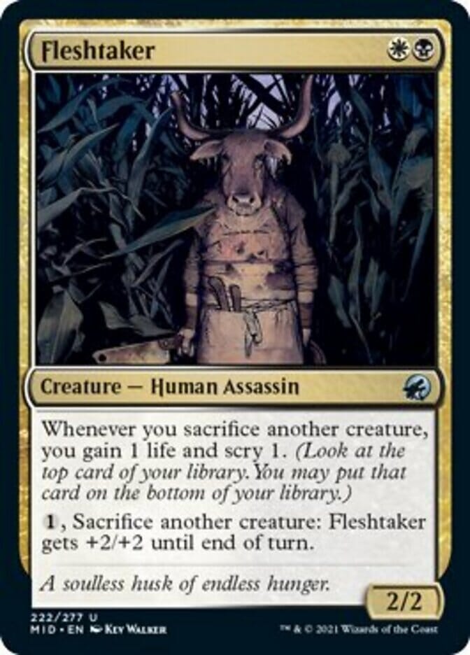 Fleshtaker [Innistrad: Midnight Hunt] MTG Single Magic: The Gathering  | Multizone: Comics And Games
