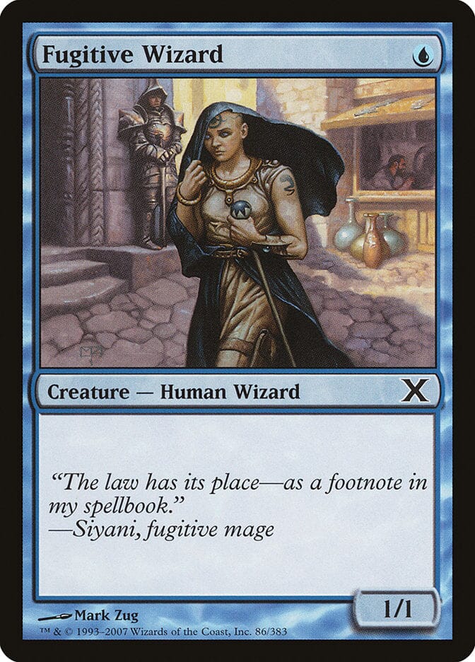 Fugitive Wizard [Tenth Edition] MTG Single Magic: The Gathering  | Multizone: Comics And Games