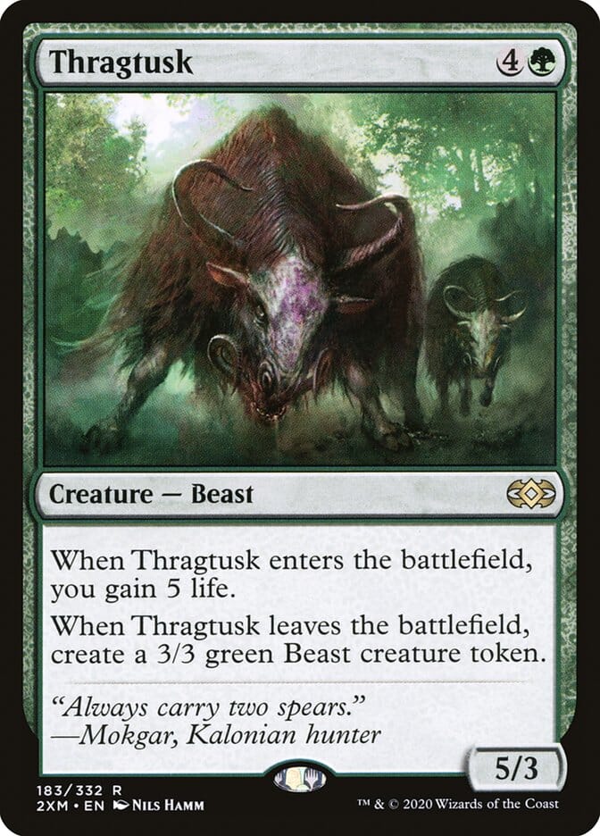 Thragtusk [Double Masters] MTG Single Magic: The Gathering  | Multizone: Comics And Games