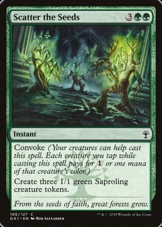 Scatter the Seeds [GRN Guild Kit] MTG Single Magic: The Gathering  | Multizone: Comics And Games